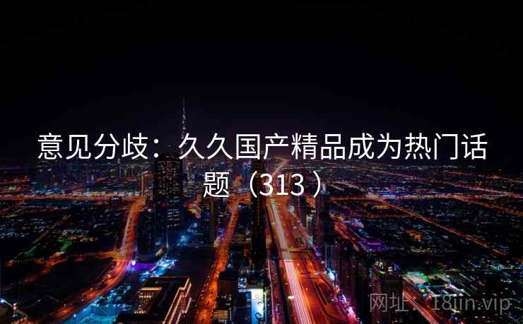 意见分歧:久久国产精品成为热门话题(313 )